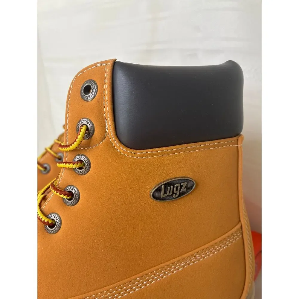 Lugz Convoy WR Men's Water Resistant Work Boots Golden Wheat Size 8W New